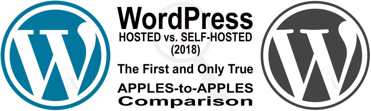 WordPress.COM vs WordPress.ORG<br/>– a True APPLES-to-APPLES Comparison