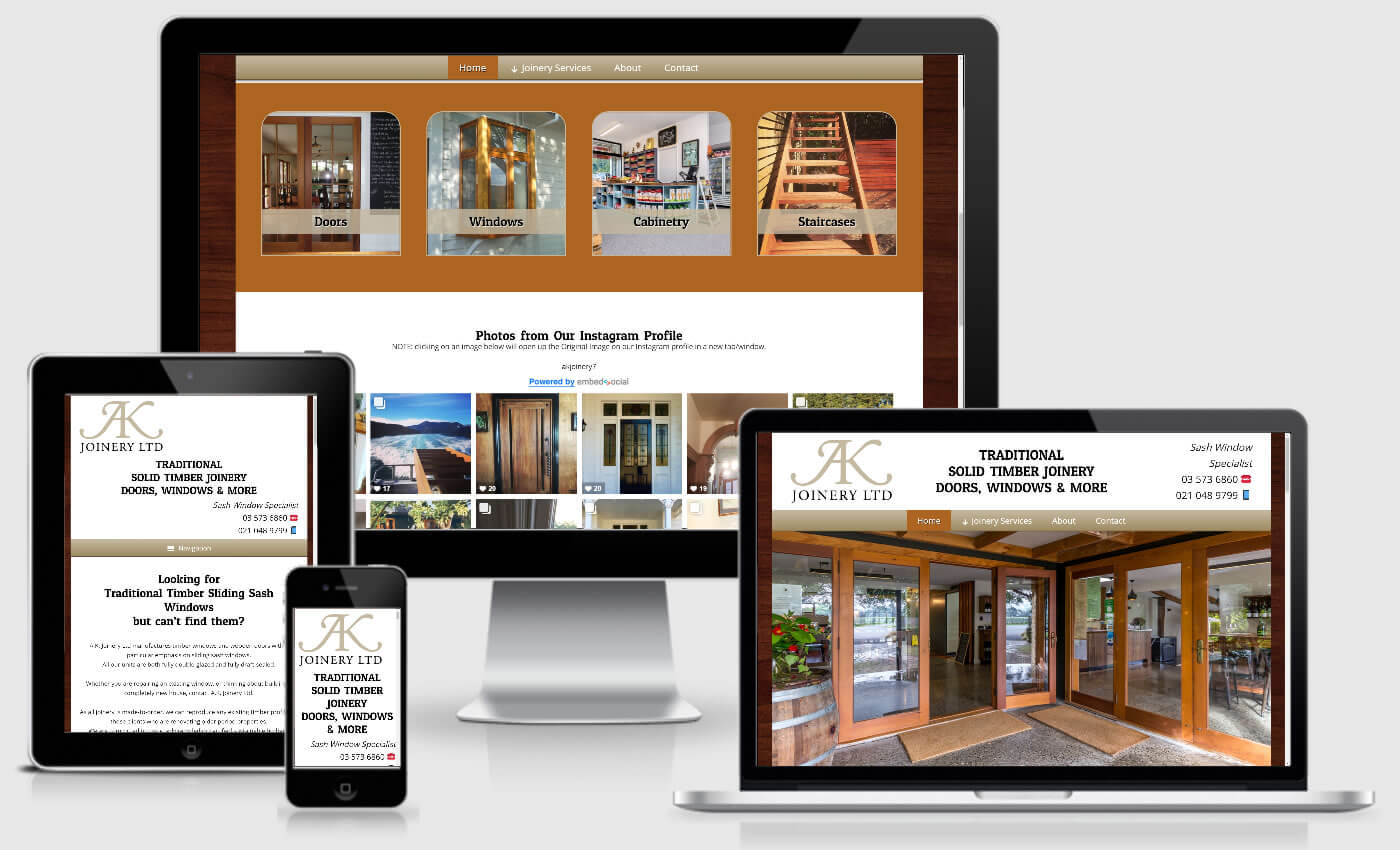 Website Design For AK Joinery Ltd By IBeFound Digital Marketing