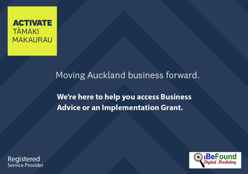 iBeFound is a Registered Service Provider of Activate Tamaki Maukaurau