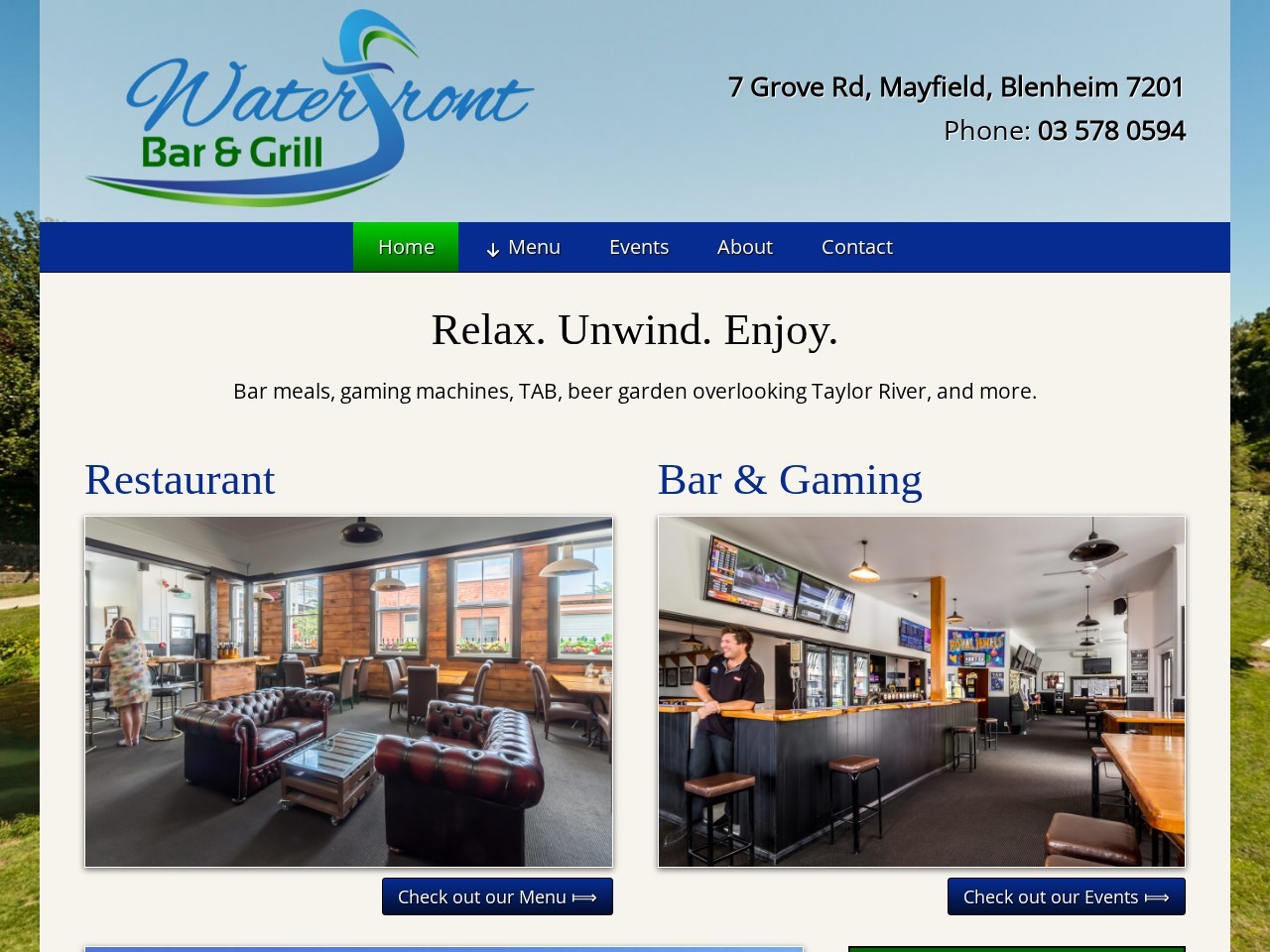 Waterfrontbargrill